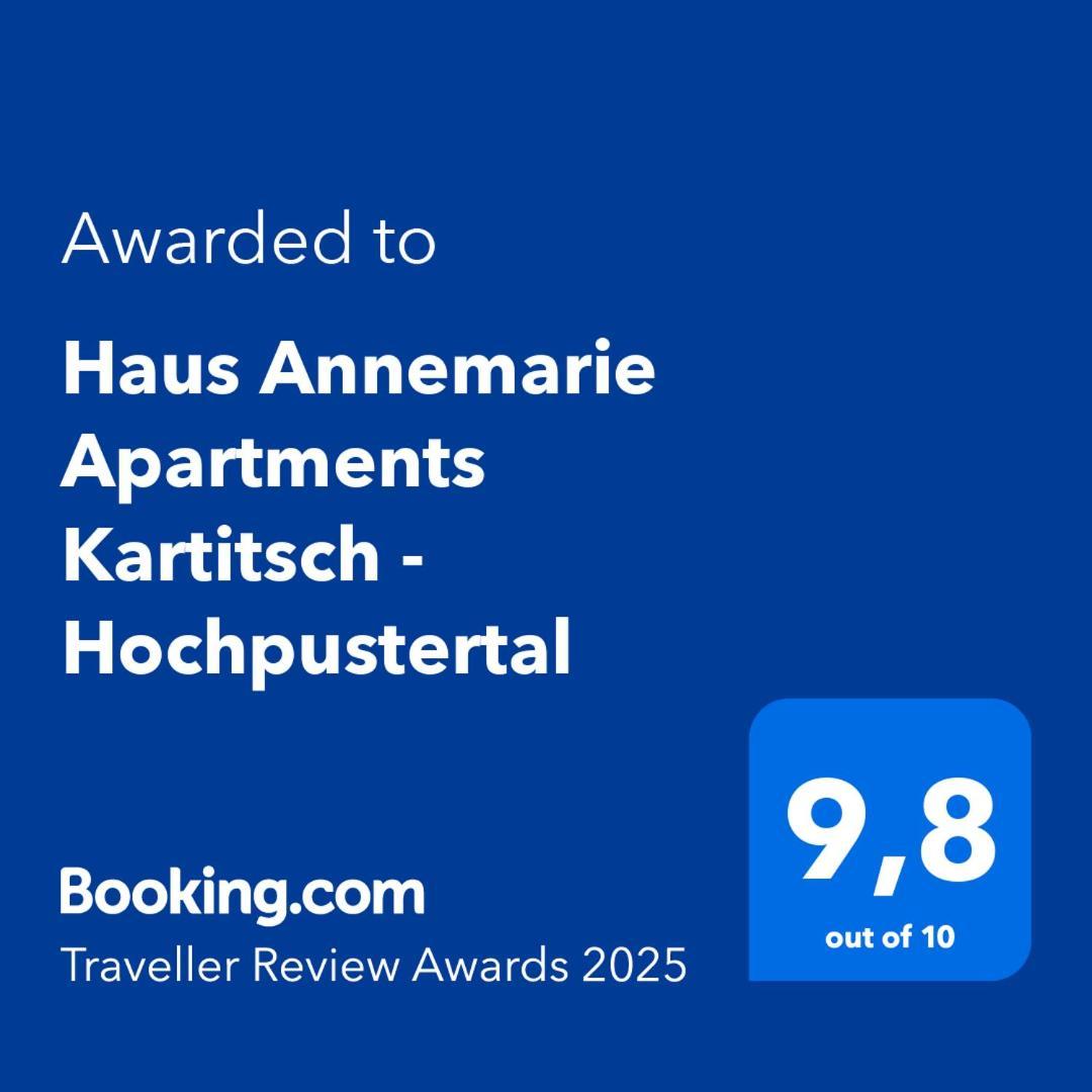 Haus Annemarie Apartments Kartitsch - Hochpustertal Kültér fotó